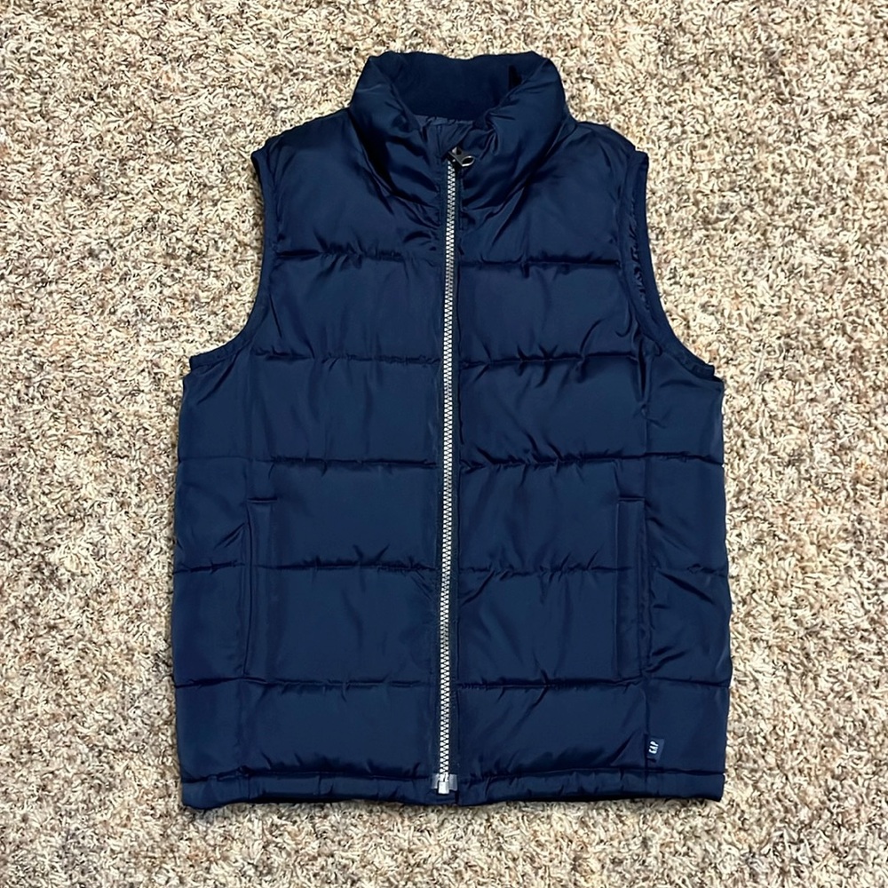 Gap Kids blue puffer vest